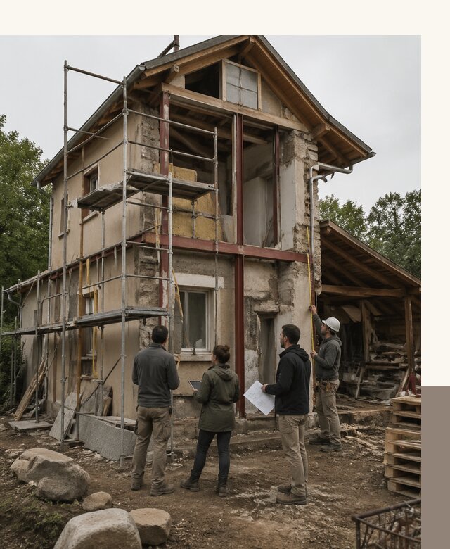 Реконструкция загородного дома под ключ в Усинске от бюро
